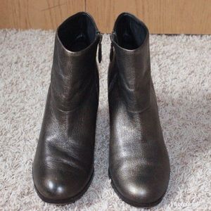 Cole Haan Bronze Metallic Boots